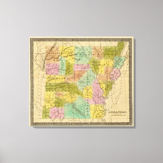 Arkansas 4 canvas afdruk (Voorkant)