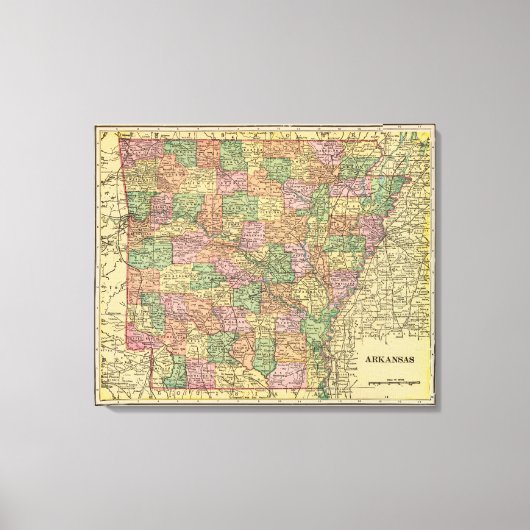 Arkansas 5 canvas afdruk (Voorkant)