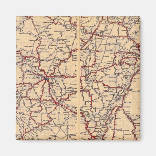 Arkansas 5 magneet (Voorkant)