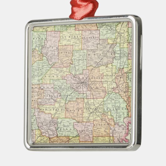 Arkansas 6 metalen ornament (Links)