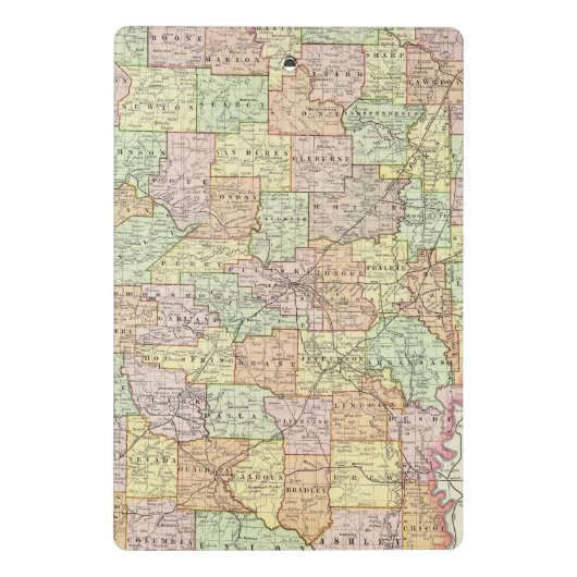 Arkansas 6 mini klembord (Achterkant)