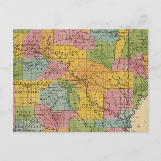 Arkansas 7 briefkaart (Voorkant)