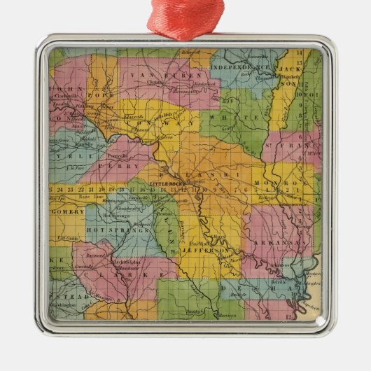 Arkansas 7 metalen ornament (Voorkant)