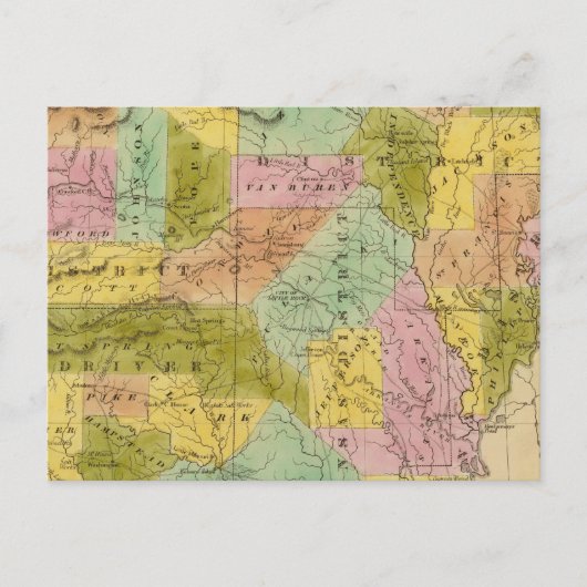 Arkansas 9 briefkaart (Voorkant)