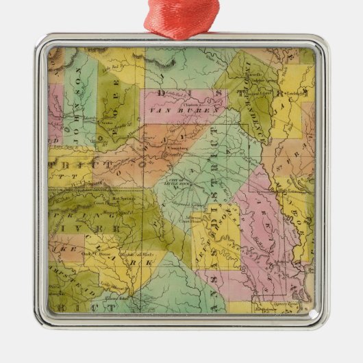 Arkansas 9 metalen ornament (Voorkant)
