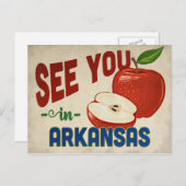 Arkansas Apple - Vintage Travel Briefkaart (Voorkant / Achterkant)