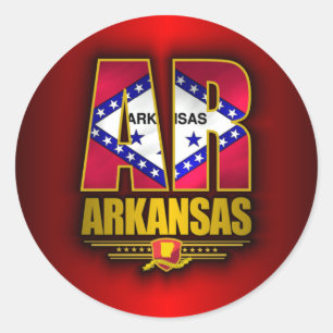 Arkansas (AR) Ronde Sticker