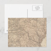 Arkansas Atlas Map Briefkaart (Voorkant / Achterkant)