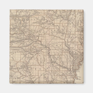 Arkansas Atlas Map Magneet
