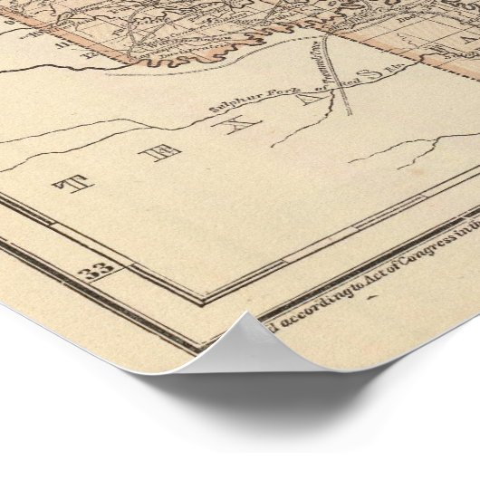 Arkansas Atlas Map Poster (Hoek)