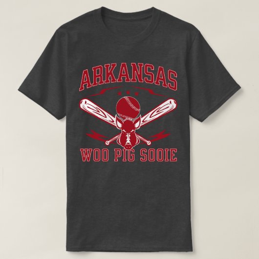 Arkansas Baseball T-shirt (Design voorkant)