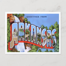 Arkansas Big Letters Briefkaart