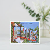 Arkansas Big Letters Briefkaart (Staand voorkant)