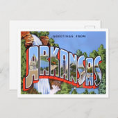 Arkansas Big Letters Briefkaart (Voorkant / Achterkant)