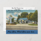 Arkansas, Blue Bird Tourist Court Briefkaart (Voorkant / Achterkant)