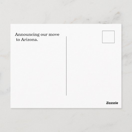 Arkansas Briefkaart (Achterkant)