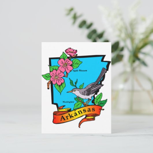 Arkansas Briefkaart (Staand voorkant)