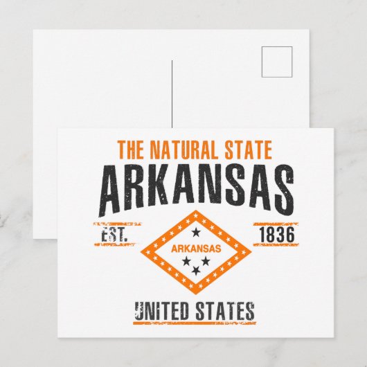 Arkansas Briefkaart (Voorkant / Achterkant)