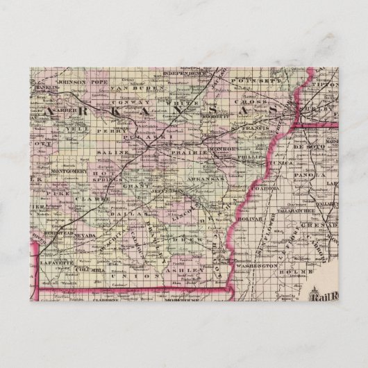 Arkansas Briefkaart (Voorkant)