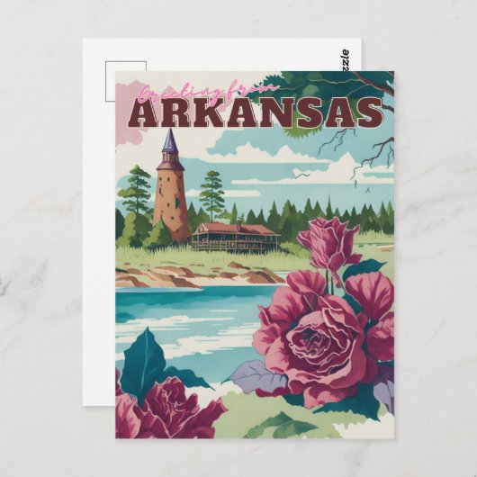 Arkansas Briefkaart (Voorkant / Achterkant)