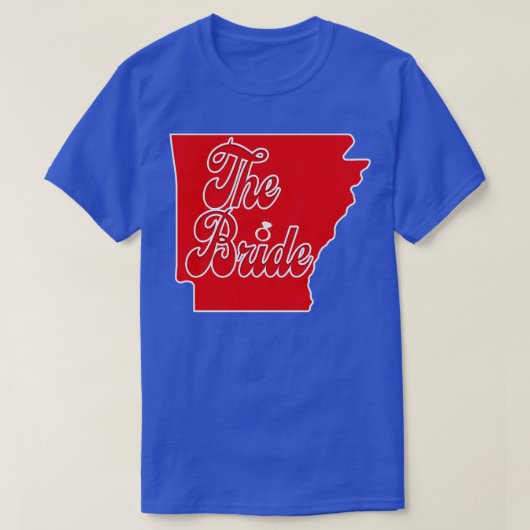 Arkansas Bruid Bachelorette Feest T-Shirt Ontwerp  (Design voorkant)