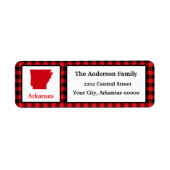 Arkansas Buffalo Pset Return Address Label (Voorkant)
