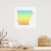 arkansas chill fade poster (Keuken)