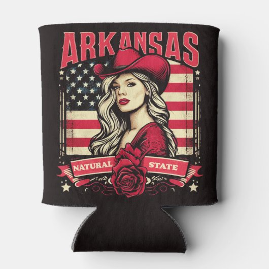 Arkansas Cowgirl Blikjeskoeler (Achterkant)