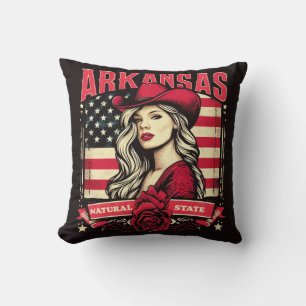 Arkansas Cowgirl Kussen