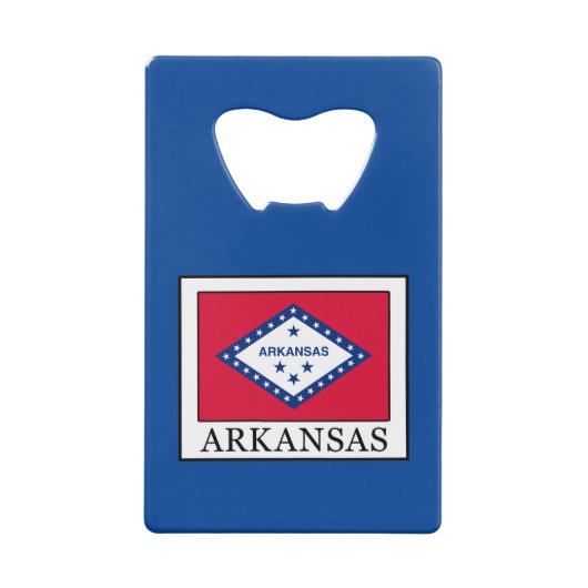 Arkansas Creditkaart Flessenopener (Voorkant)