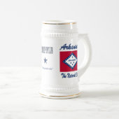 Arkansas De natuurlijke staat Beer Stein Bierpul (Voorkant rechts)