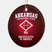 Arkansas De Natuurlijke Staat Keramisch Ornament (Links)