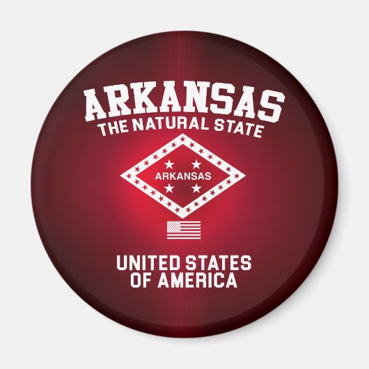 Arkansas De Natuurlijke Staat Magneet (Voorkant)