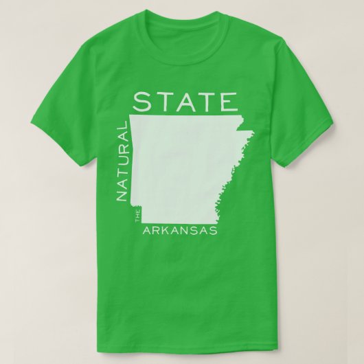 Arkansas De Natuurlijke Staat TShirt (Design voorkant)