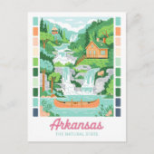 Arkansas de natuurlijke staat zomerreizen briefkaart (Voorkant)
