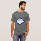 Arkansas Diamant Embleem T-shirt (Voorkant volledig)