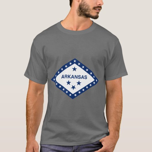 Arkansas Diamant Embleem T-shirt (Voorkant)