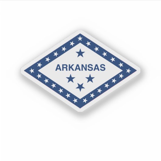 Arkansas Diamant Sticker (Voorkant)