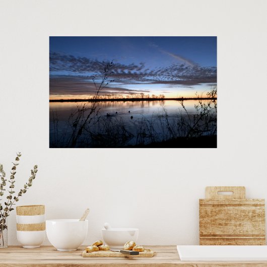 Arkansas Duck Hunter's Sunrise Poster (Keuken)