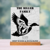 Arkansas Duck Hunting Cabin Decor Personalised (Neutraal)
