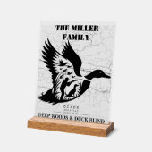 Arkansas Duck Hunting Cabin Decor Personalised (Hoek)