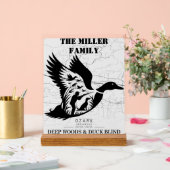 Arkansas Duck Hunting Cabin Decor Personalised (Huwelijk)