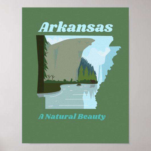 Arkansas: Een natuurlijke schoonheid Poster (Voorkant)
