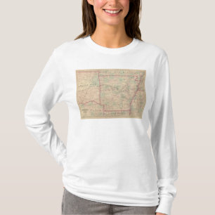 Arkansas en deel van het Indische Territorium T-shirt