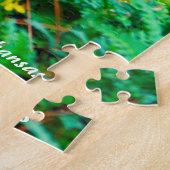 Arkansas Fairy Village. Kerstgroet Jigzaag Legpuzzel (Zijkant)