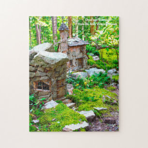 Arkansas Fairy Village. Kerstgroeten Legpuzzel
