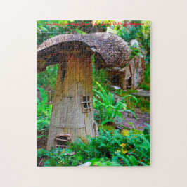 Arkansas Fairy Village. Kerstgroeten Legpuzzel