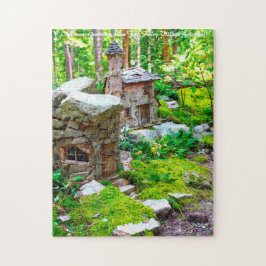 Arkansas Fairy Village. Kerstgroeten Legpuzzel