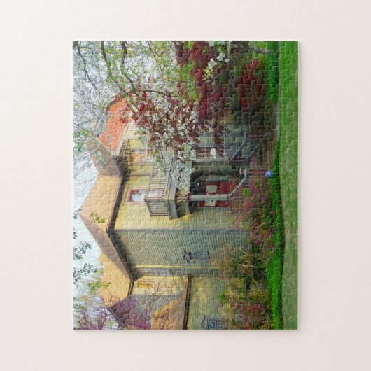 Arkansas Fayetteville. Legpuzzel (Verticaal)