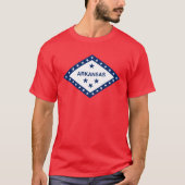 Arkansas flag, American state seal T-Shirt (Voorkant)